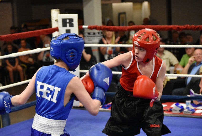 PEI Boxing - Two males boxing